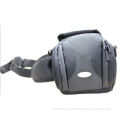 Waterproof Velcro Antiskid Inside Thick Single Shoulder Black Nylon Camera Bag
